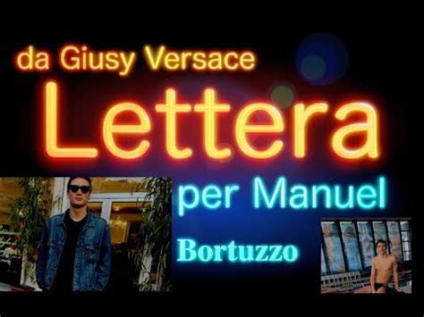 lettera giusy versace a manuel bortuzzo